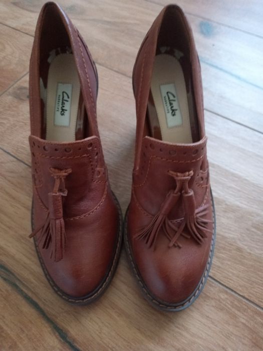 Buty damskie Clarks, skórzane