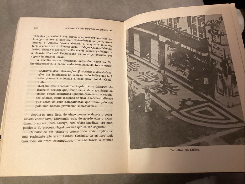 Livro “MEMÓRIAS” de Humberto Delgado. 1974 Compasso do tempo