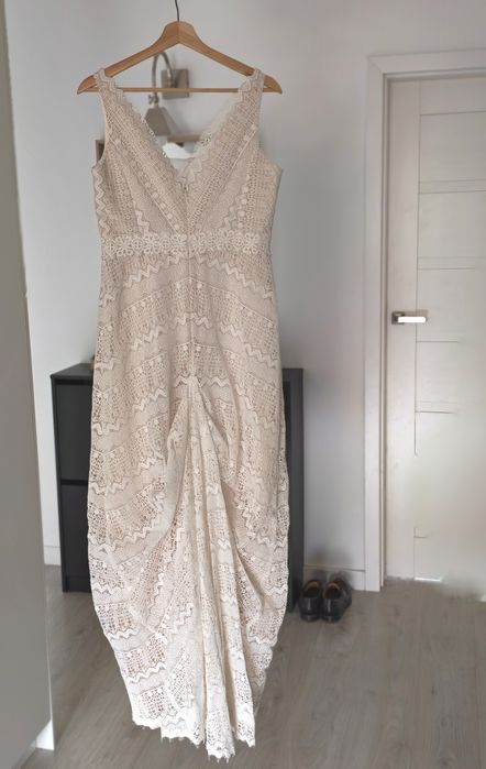 Suknia ślubna boho koronkowa