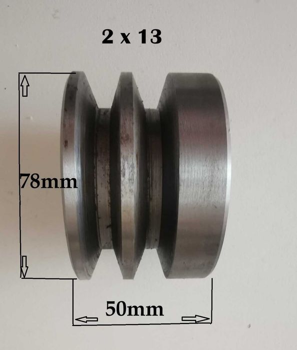 Koło pasowe, szajba 2x17 2x13