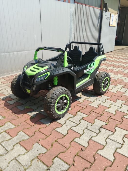 Buggy elektryczne auto  LED MP3 USB pasy UTV-2000 4x4 24V