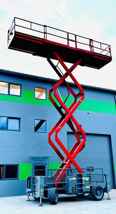 wynajem zwyżka podnośnik nożycowy koszowy przegubowy