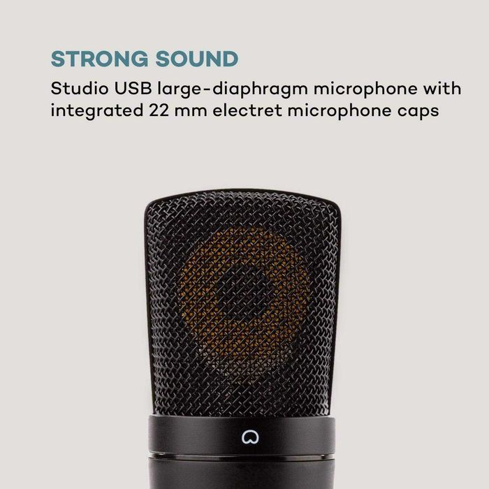Mikrofon Pojemnościowy USB Auna Pro MIC‑920 Pająk, Etui, Kolory - Nowy