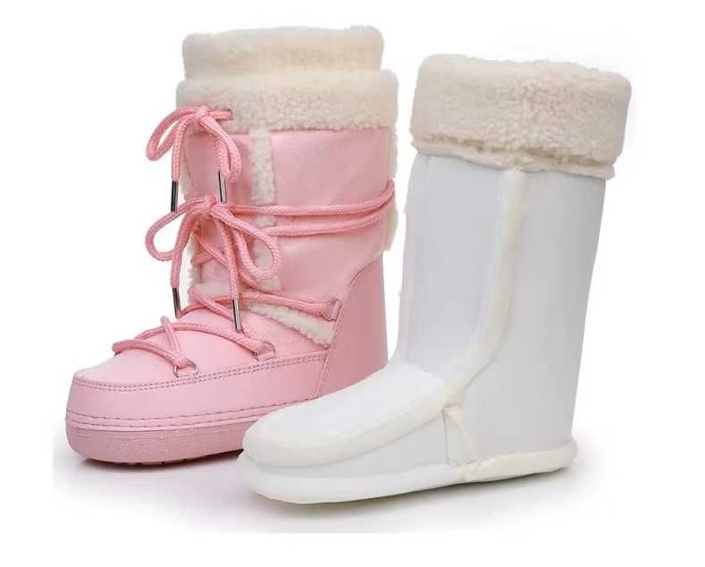 Futrzane śniegowce damskie, zimowe