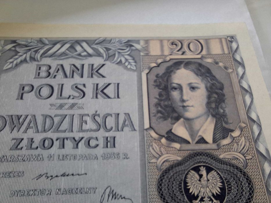 Banknot 20 złotych z 1936 roku