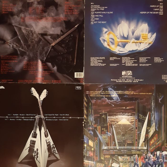 Винилы  Running Wild Helloween Accept Iron Maiden