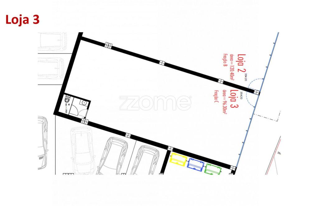 Loja C com 96,30 m2 em Freamunde, Paços de Ferreira — Freamunde, Porto