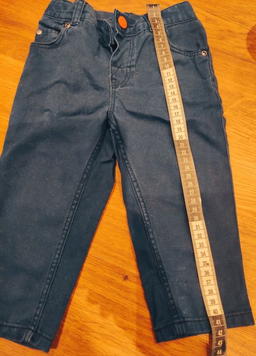 Spodnie granatowe r. 74 h&m