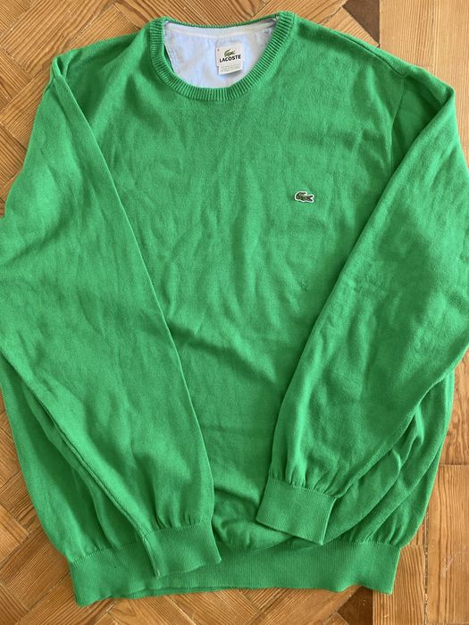 Camsiola/sweat/malha lacoste verde tamanho L