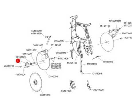 Piasta obudowa talerza redlicy talerzowej  MONOSEM NG PLUS  7010-A 7010.A 7010A 41016178 41017232   Maschio Bednar Amazone Horsch Kverneland Väderstad