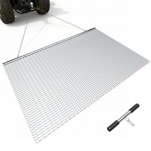Brona wleczona VEVOR 201X122 cm ocynkowana mocna do quadów utv