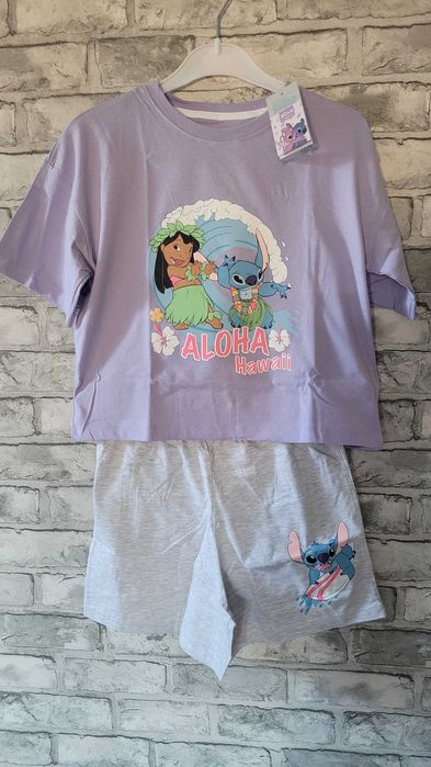Piżama na lato z bawełny Disney Stitch PRIMARK