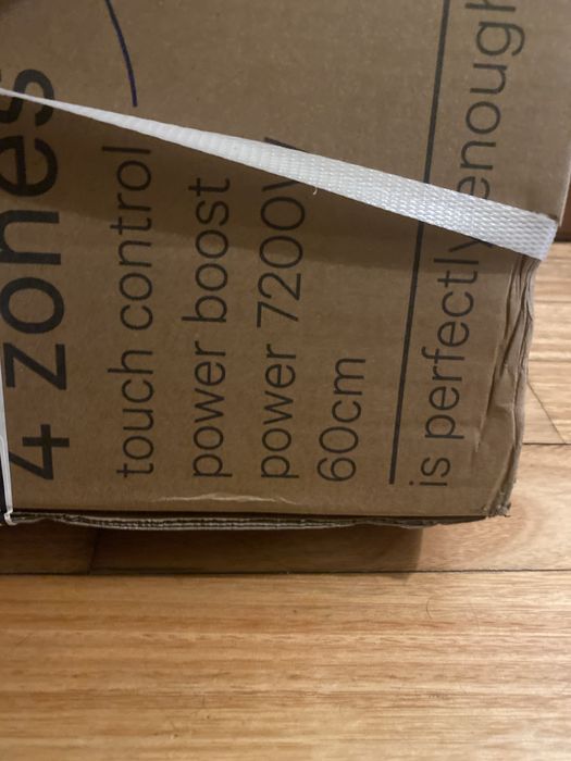 Placa indução nova na caixa