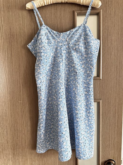 Легкое летнее платье с накидкой