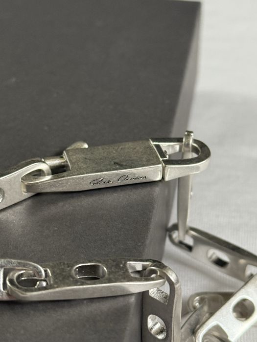 Rick Owens Silver Chain Necklace