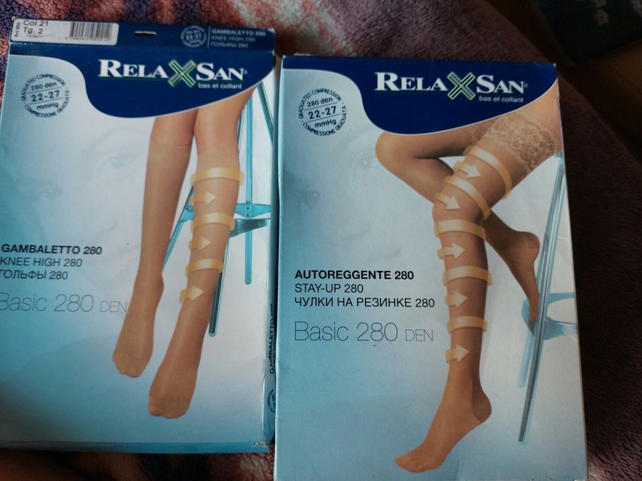 Компресійні вироби Relaxsan. Панчохи, гольфи.