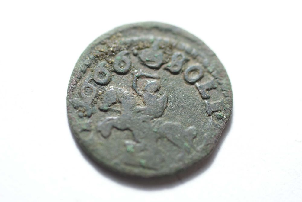 Szeląg Jan Kazimierz Boratynka 1666 litewska