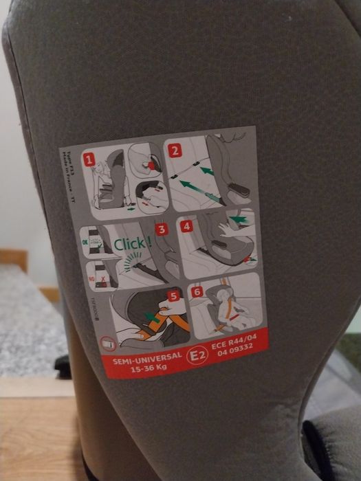 Cadeira auto isofix 15-36kg zippy