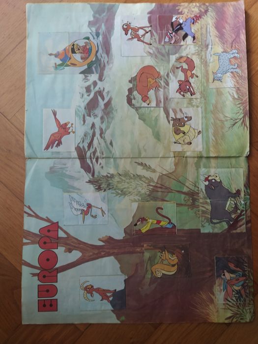 Caderneta de cromos completa "ZOO Disney" de 1981