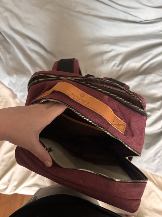 Nordace Siena Smart Backpack Бордовий, 19 л,USB для подорожів та міста