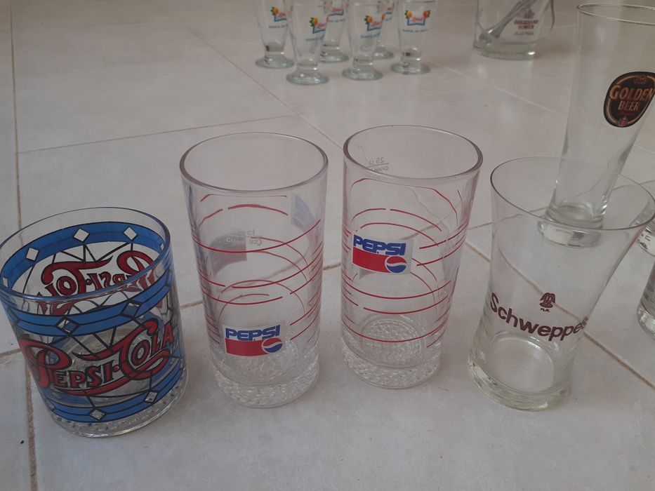 Copos, canecas coleção publicidade