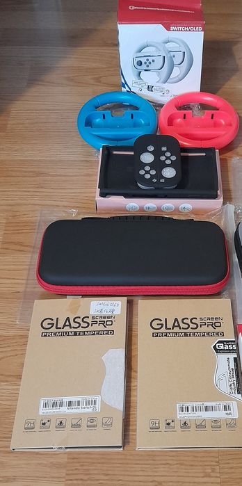 PROMOÇÃO - Acessórios Nintendo SwitchV1,V2,Oled,Switch2(Artigos NOVOS)