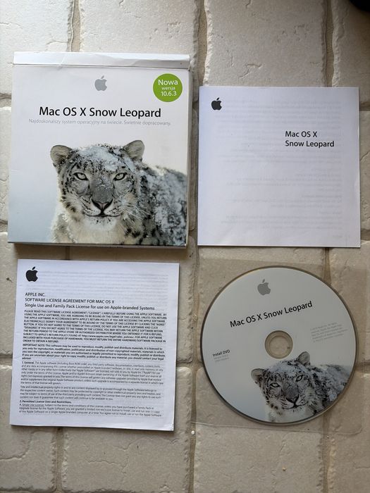 Mac os X snow Leopard DVD