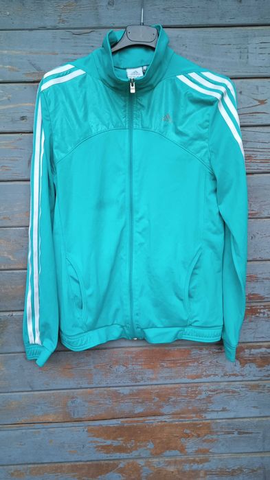 Bluza treningowa Clima 365 Adidas turkusowa S 36 sportowa do biegania