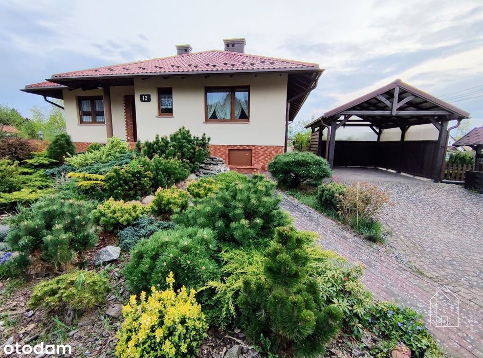 Dom parterowy z 2012r. z basenem