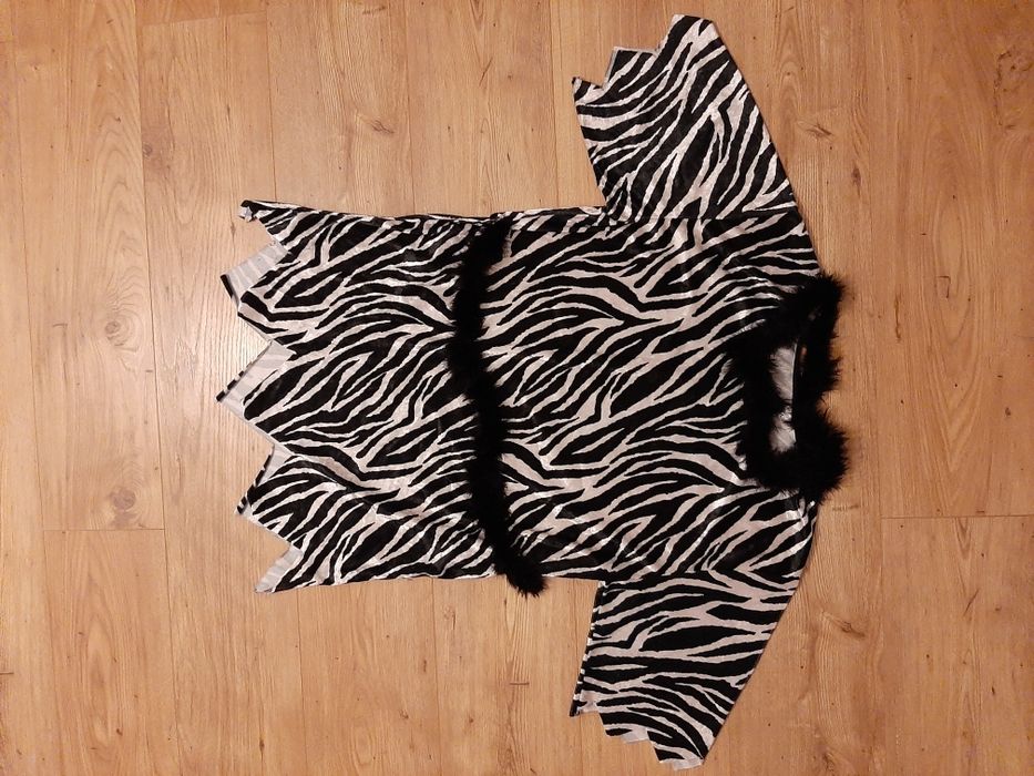Strój Wilka Flintstone kostium przebranie sukienka zebra dzikuska XL L