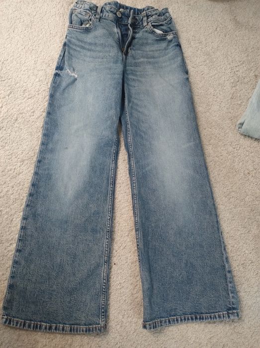 Spodnie jeansy H&M 152