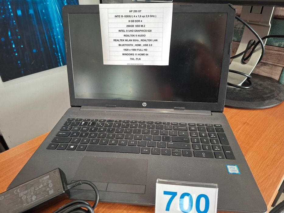 Laptop HP 250 G7 , I5 , Windows 11 , SSD , DDR4