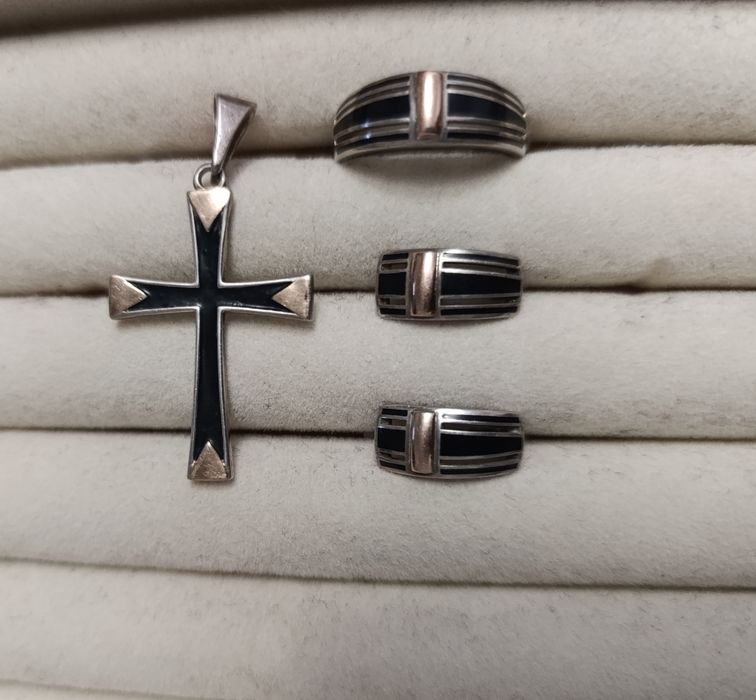 Срібло 925 проба комплект прикрас