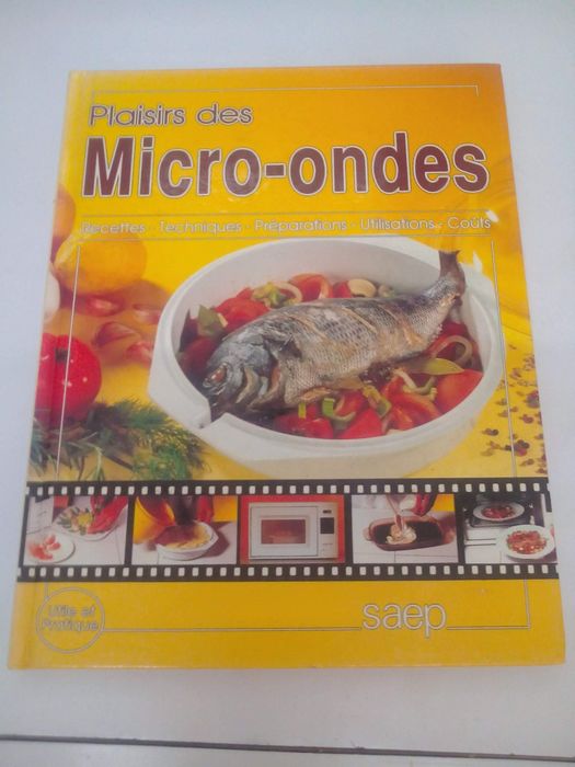 Livro Les plaisirs des Micro-ondes (peixes) / Língua Francesa