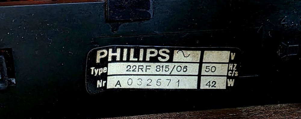 RETRO Audio Mebel Philips 22RF 815 / 06 Radio Gramofon  Rok ok. 1970 WYSYŁKA