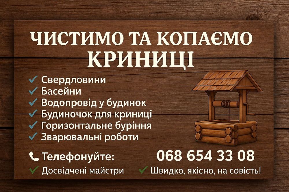 Чистка-Копка-Колодязя