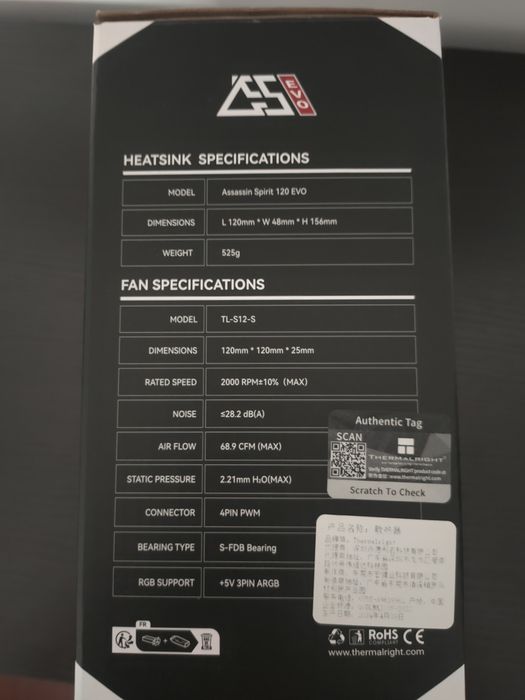 Thermalright Assassin Spirit 120 Evo