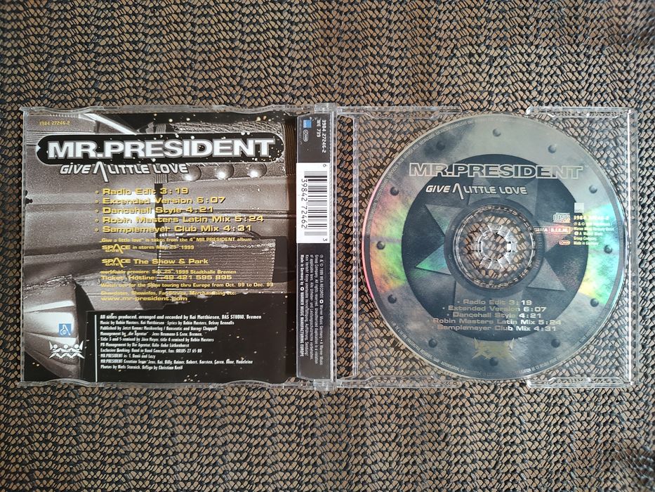 Singiel CD Mr. President - Give A Little Love Bardzo Dobry Stan Okazja