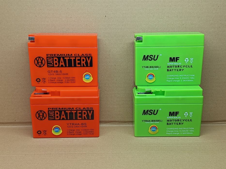 Акумулятор скутера АКБ GEL  12V 2.3Ah Honda/Suzuki/Yamaha  "VLAND/MSU"