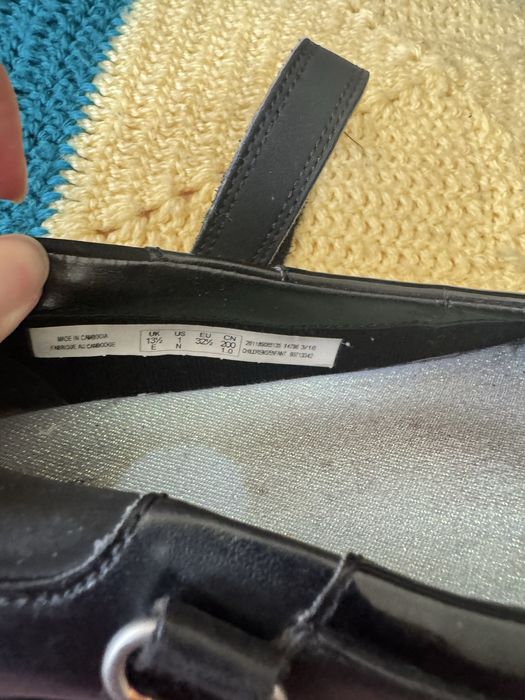 Туфлі clarks чорні 32 розмір