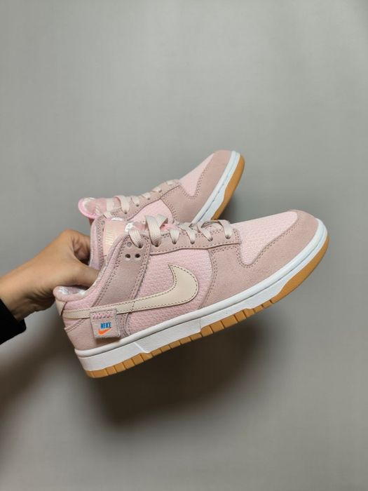 Жіночі кросівки Nike Sb Dunk Low Teddy Bear Pink рожеві тедді