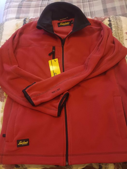 Polar SNICKERS rozpinany czerwony XL