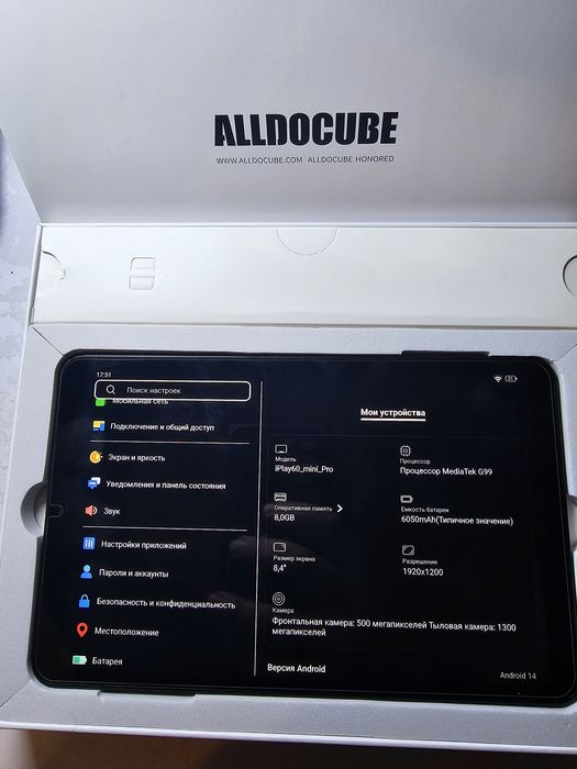 Планшет Alldocube iPlay 60 mini Pro фаблет, смартфон