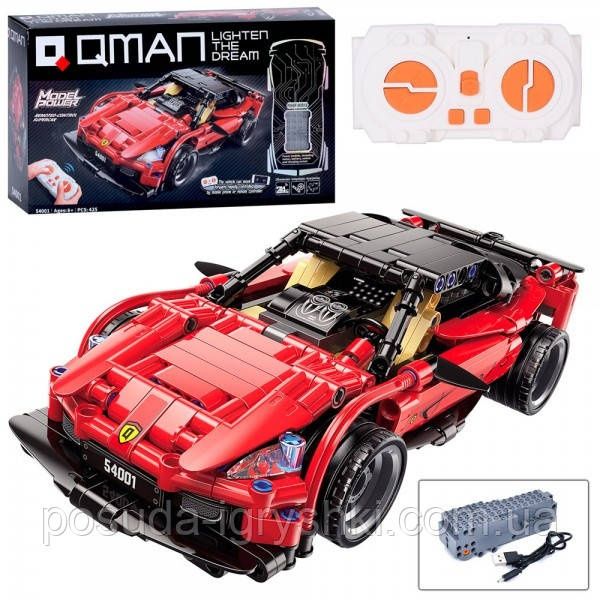 Машинка лего червона