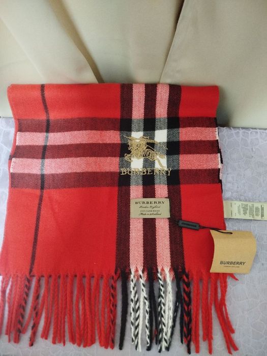 Новый кашемировый шарф Burbery