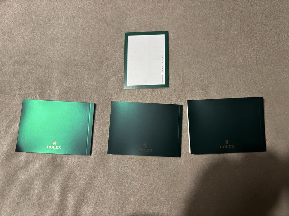 Documentos e Manual Original Rolex