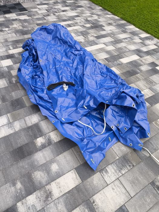 Plandeka na przyczepę ze stelażem o wymiarach 200x106 H-80cm