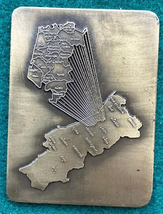 Medalha comemorativa em bronze