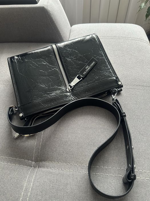 Шкіряна сумка клатч Polina