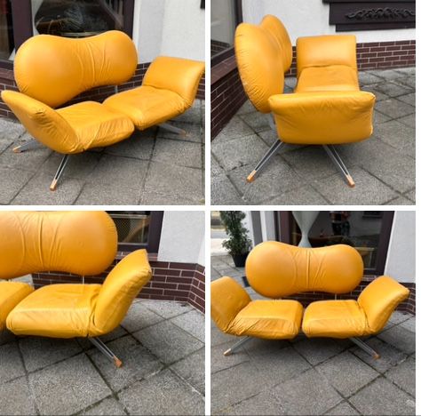 Bonaldo sofa Arnold. Postmodernizm lata 80-te. Skóra. Dwuosobowa.